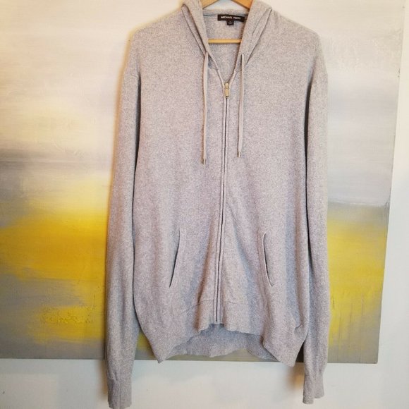 Michael Kors Other - Michael Kors slub jersey zip up sweater xxl